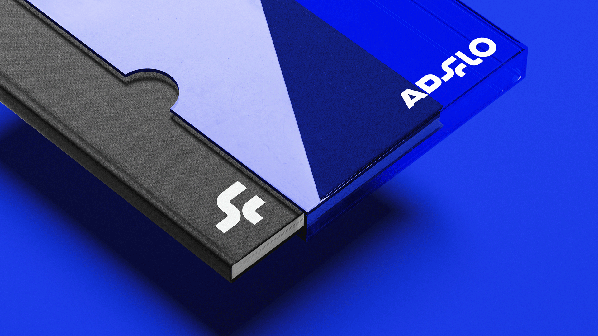 Logo in a business card mockup